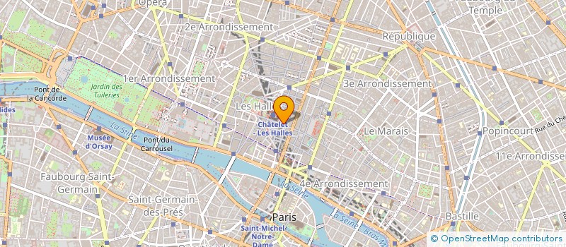 localisation de l'entreprise MADAME CECILE LENOIR à PARIS
