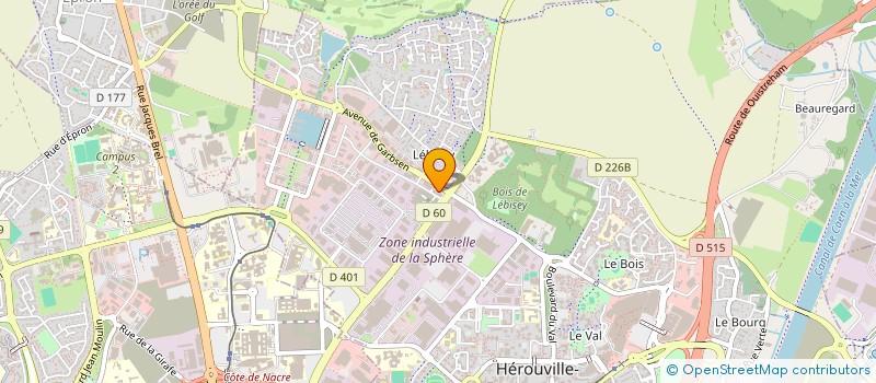 localisation de l'entreprise MADAME CECILE LENORMAND à HEROUVILLE-SAINT-CLAIR