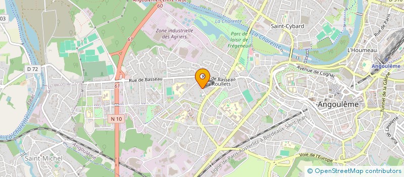 localisation de l'entreprise MADAME CECILE LENROUILLY à ANGOULEME