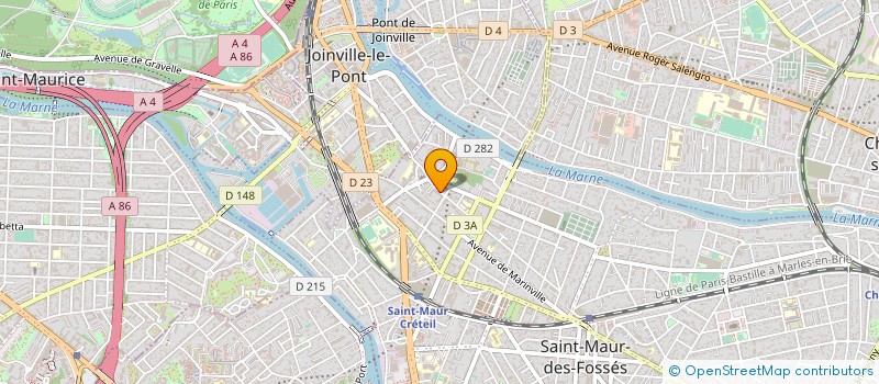 localisation de l'entreprise MADAME CECILE LEONARD  SAINT-MAUR-DES-FOSSES