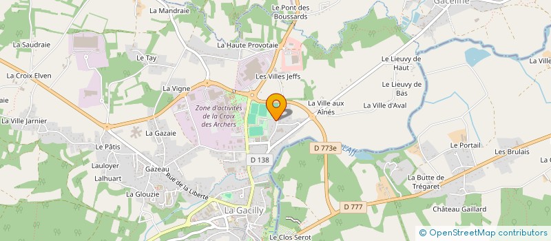 localisation de l'entreprise MADAME CECILE LEPAROUX  LA GACILLY