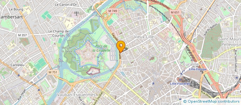 localisation de l'entreprise MADAME CECILE LERAT à LILLE