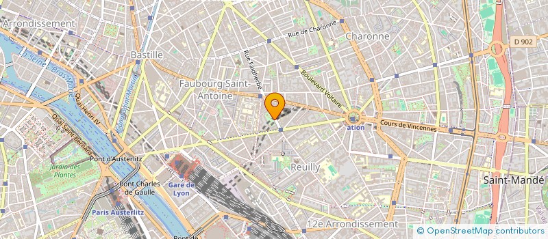 localisation de l'entreprise MADAME CECILE LEROUX  PARIS