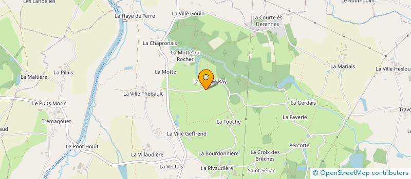 localisation de l'entreprise MADAME CECILE LEROUX  QUEBRIAC