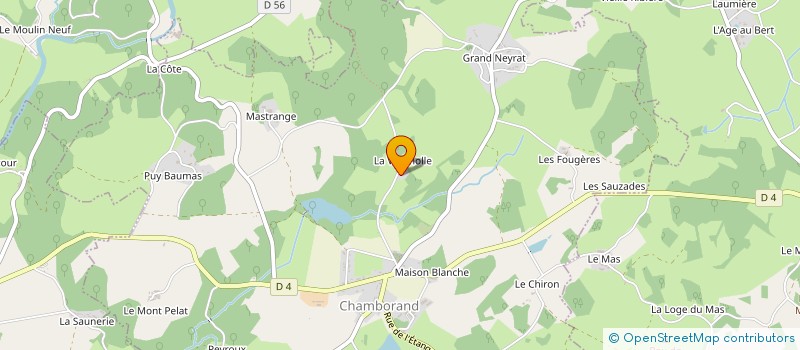 localisation de l'entreprise MADAME CECILE LEROY à CHAMBORAND