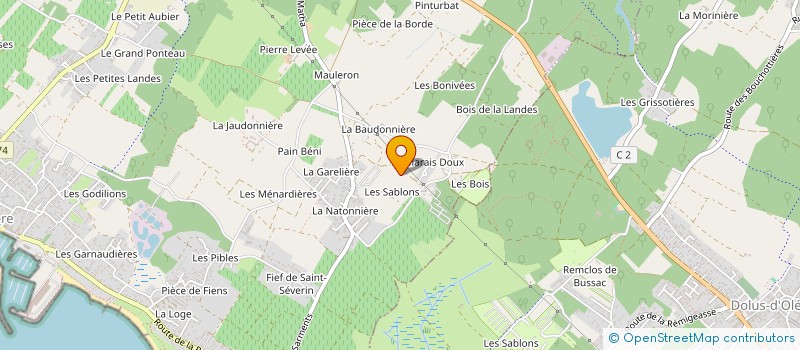 localisation de l'entreprise MADAME CECILE LEROY  SAINT-PIERRE-D'OLERON