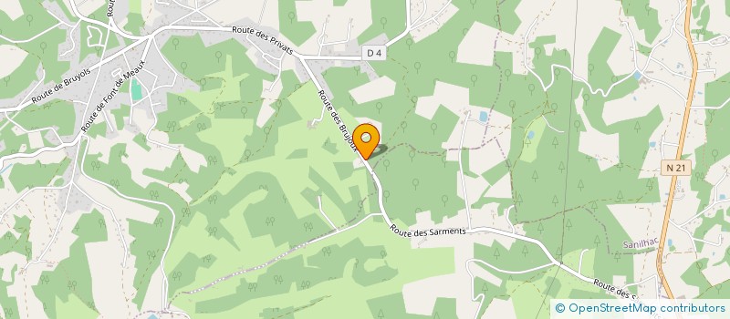 localisation de l'entreprise MADAME CECILE LESPINASSE  COURSAC