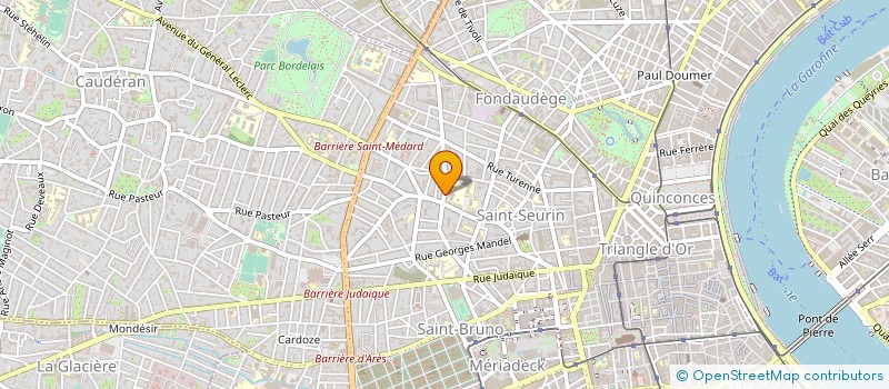 localisation de l'entreprise MADAME CECILE LESUR  BORDEAUX