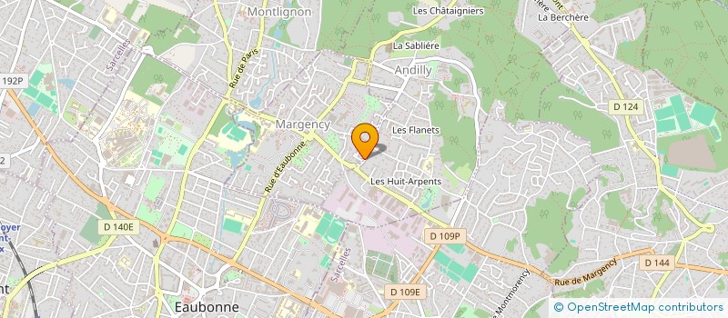 localisation de l'entreprise MADAME CECILE LETEINTURIER  MARGENCY