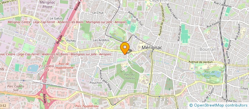 localisation de l'entreprise MADAME CECILE LEVADOU  MERIGNAC