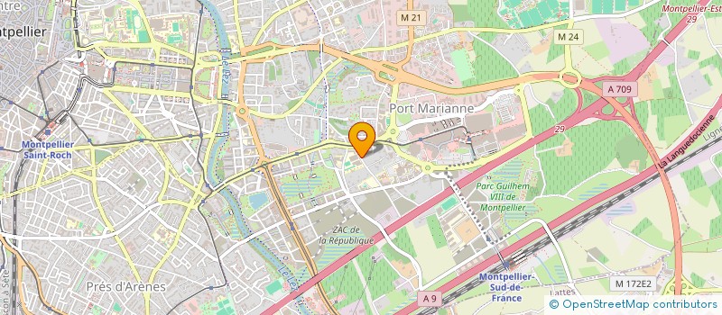 localisation de l'entreprise MADAME CECILE LEVIEL à MONTPELLIER