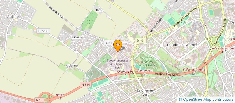 localisation de l'entreprise MADAME CECILE LIARD  CAEN