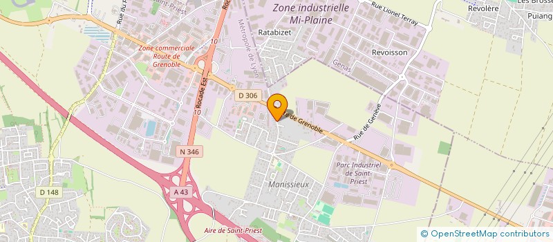 localisation de l'entreprise MADAME CECILE LIPPLER  SAINT-PRIEST