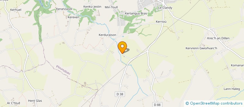 localisation de l'entreprise MADAME CECILE LIRZIN  PLOUMILLIAU