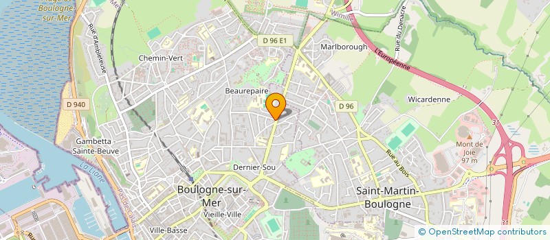 localisation de l'entreprise MADAME CECILE LOIRE à BOULOGNE-SUR-MER