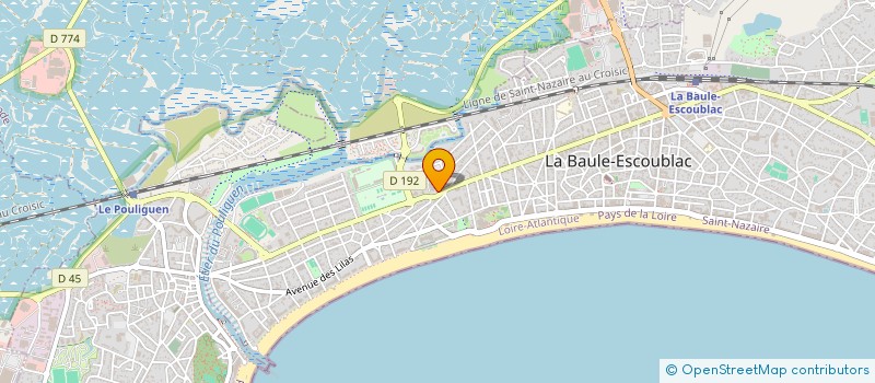 localisation de l'entreprise MADAME CECILE LOIRET à LA BAULE-ESCOUBLAC