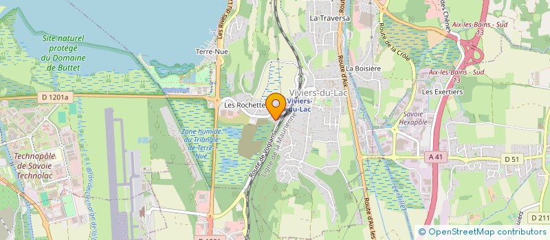 localisation de l'entreprise MADAME CECILE LOPARD  VIVIERS-DU-LAC