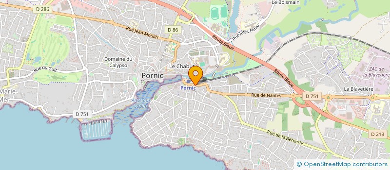 localisation de l'entreprise MADAME CECILE LOQUIN à PORNIC