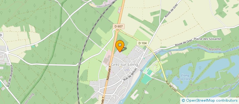 localisation de l'entreprise MADAME CECILE LORCEAU  GREZ-SUR-LOING