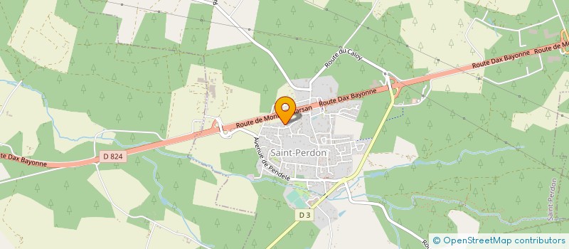 localisation de l'entreprise MADAME CECILE LORDEL  SAINT-PERDON