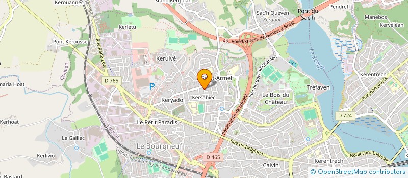 localisation de l'entreprise MADAME CECILE LORHO  LORIENT