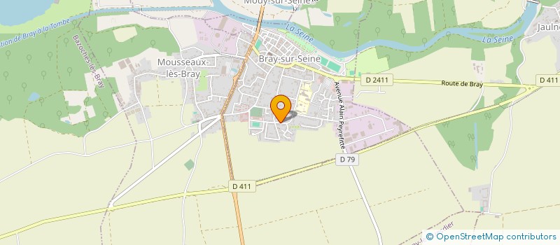 localisation de l'entreprise MADAME CECILE LORIOT  BRAY-SUR-SEINE