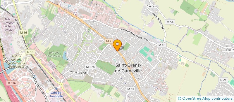 localisation de l'entreprise MADAME CECILE LORTHIOS à SAINT-ORENS-DE-GAMEVILLE