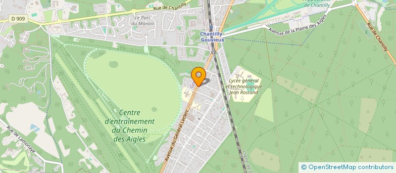 localisation de l'entreprise MADAME CECILE LOUIS-JOSEPH  CHANTILLY