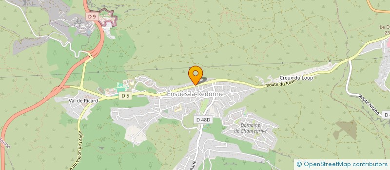 localisation de l'entreprise MADAME CECILE LUNEL  ENSUES-LA-REDONNE