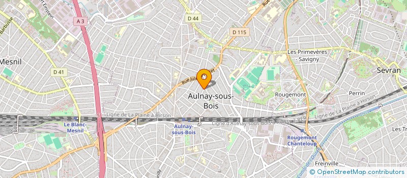 localisation de l'entreprise MADAME CECILE LUONG à AULNAY SOUS BOIS