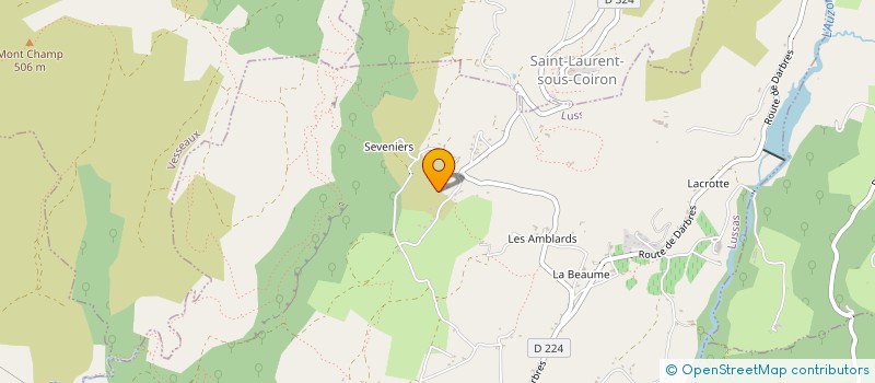 localisation de l'entreprise MADAME CECILE MACHARD  LUSSAS