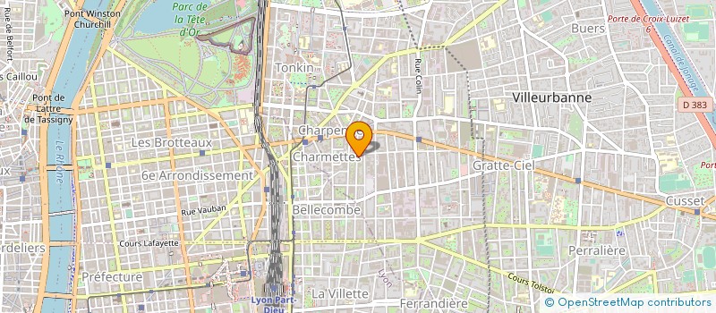 localisation de l'entreprise MADAME CECILE MACHIN  OULLINS-PIERRE-BENITE