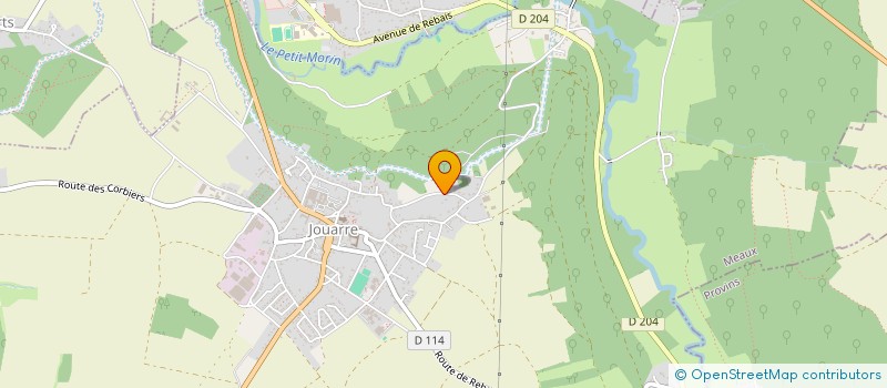 localisation de l'entreprise MADAME CECILE MADELENAT  JOUARRE