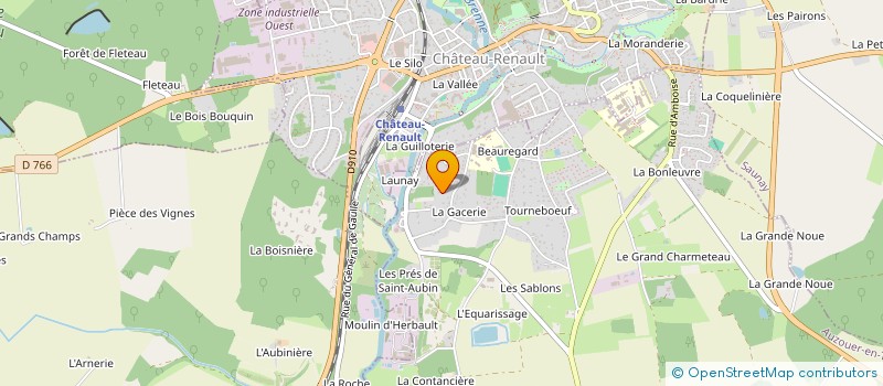 localisation de l'entreprise MADAME CECILE MADON  AUZOUER-EN-TOURAINE