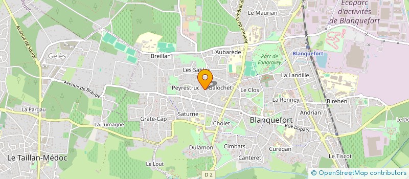 localisation de l'entreprise MADAME CECILE MAGENDIE à BLANQUEFORT