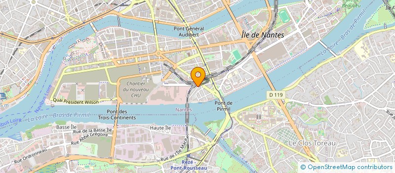 localisation de l'entreprise MADAME CECILE MAGNE à NANTES