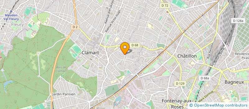localisation de l'entreprise MADAME CECILE MAHE à CLAMART
