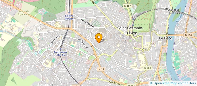 localisation de l'entreprise MADAME CECILE MAINDRON  SAINT-GERMAIN-EN-LAYE