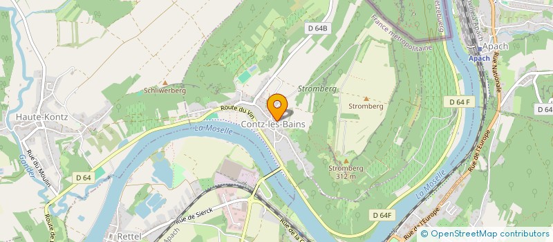 localisation de l'entreprise MADAME CECILE MAIRE  CONTZ-LES-BAINS