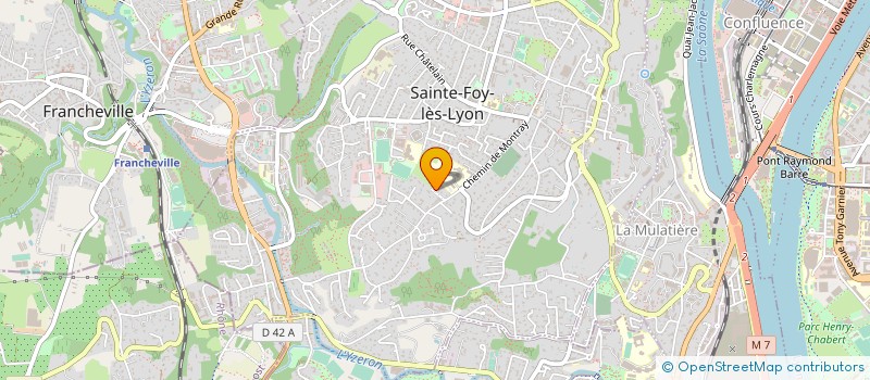 localisation de l'entreprise MADAME CECILE MAISONNET à SAINTE-FOY-LES-LYON