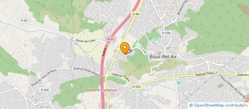 localisation de l'entreprise MADAME CECILE MALNOE à BOUC-BEL-AIR