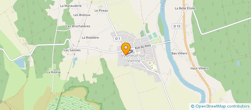 localisation de l'entreprise MADAME CECILE MANNECHEZ à VOUNEUIL-SUR-VIENNE