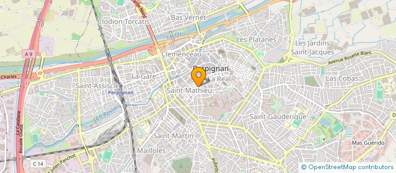 localisation de l'entreprise MADAME CECILE MANSUY  PERPIGNAN