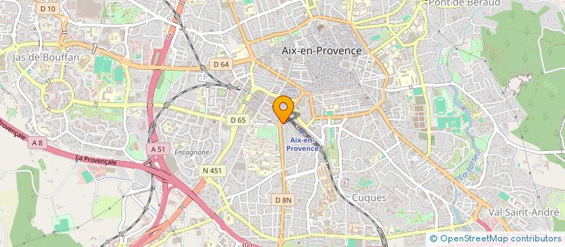 localisation de l'entreprise MADAME CECILE MARCELLIN à AIX-EN-PROVENCE
