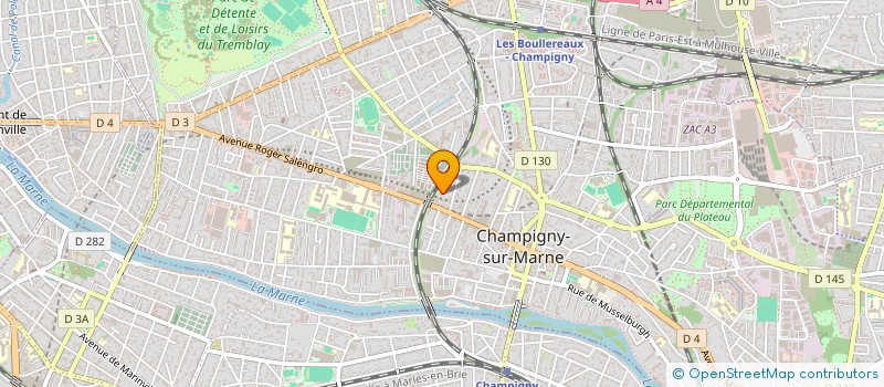 localisation de l'entreprise MADAME CECILE MARCIANO à CHAMPIGNY-SUR-MARNE