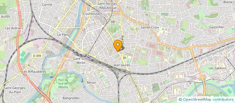 localisation de l'entreprise MADAME CECILE MARCON  LE MANS