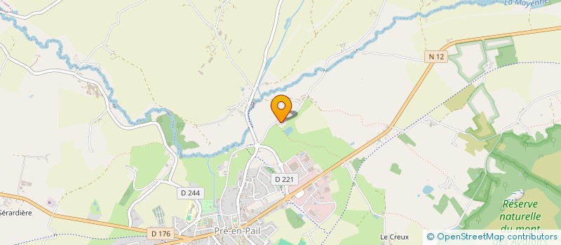 localisation de l'entreprise MADAME CECILE MAREGNANI DIT MARIANI  PRE-EN-PAIL-SAINT-SAMSON