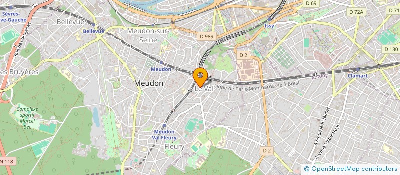 localisation de l'entreprise MADAME CECILE-MARIE LISBONIS à MEUDON