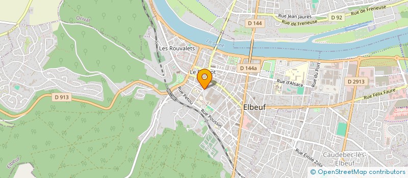 localisation de l'entreprise MADAME CECILE MARIE TOMBARELLO  ELBEUF