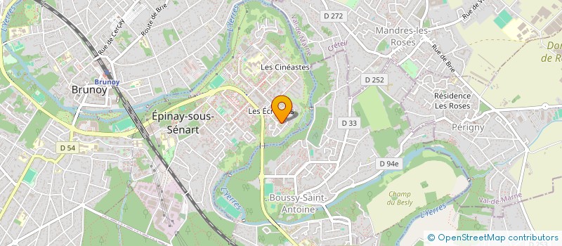 localisation de l'entreprise MADAME CECILE MARMOUSET  EPINAY-SOUS-SENART